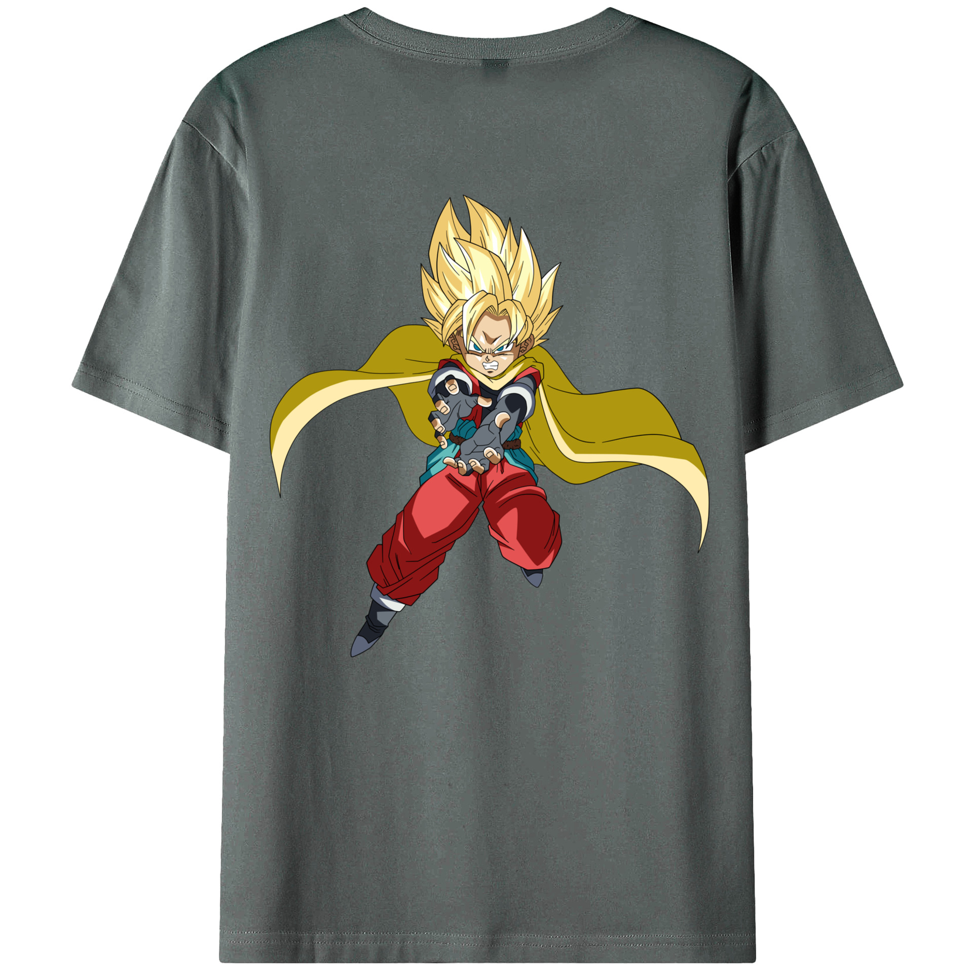 （画像用） ドラゴンボール DRAGON BALL 綿100％ メンズ半袖Tシャツ（バックプリント） 通気性